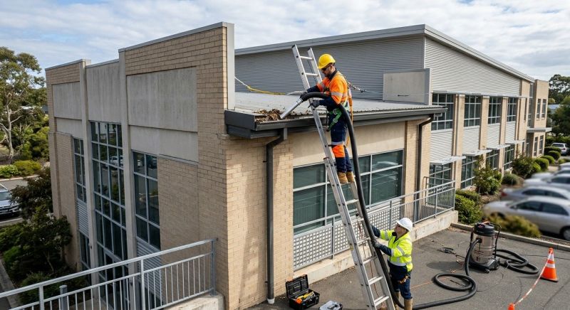 Commercial Gutter Maintenance in Sacramento, CA