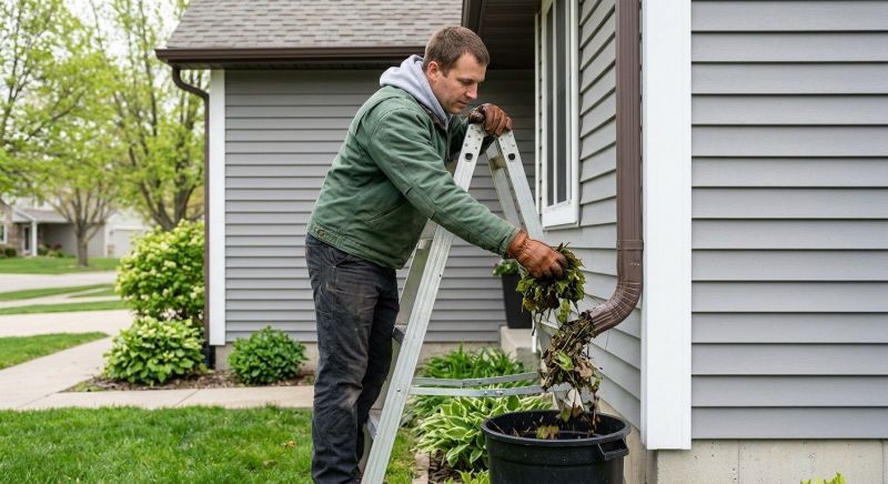 Downspout Snaking in Rochester, NY