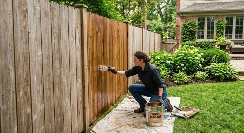 Fence Sealing in Kansas City, KS
