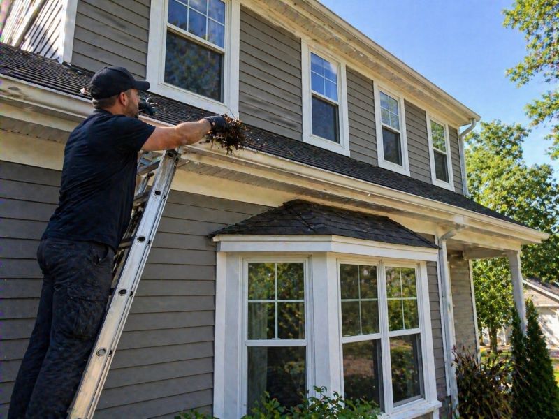 Gutter Downspout Unclogging in Bergen County, NJ