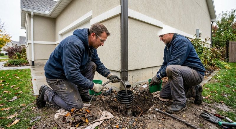Gutter Downspout Unclogging in Longmont, CO