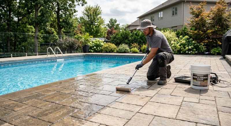 Pool Patio Sealing in Tacoma, WA