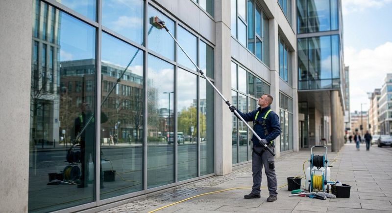 Strip Mall Window Cleaning in Littleton, CO